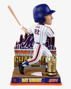 RAY KNIGHT New York Mets 1986 World Series Champions MVP Bobblehead #/386 NIB! - Picture 1 of 6