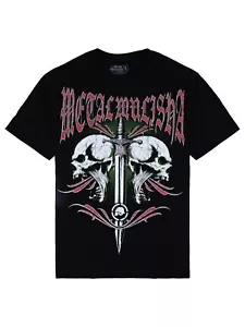 Metal Mulisha Men's Medieval Short Sleeve T-shirt Skull and Sword MX Logo Tee - Picture 1 of 1