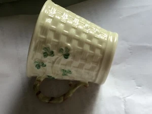 Belleek Shamrock Mug, China new - Picture 1 of 6