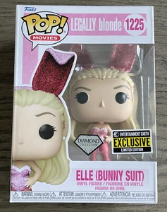 Funko Pop! Legally Blonde Elle Woods Bunny Diamond Glitter #1225 EE Exclusive - Picture 1 of 1