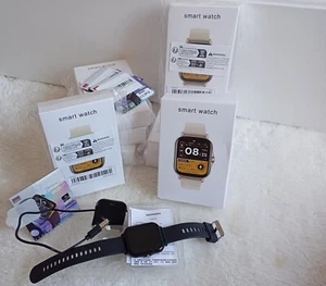 smartwatch met gratis dubbelglas meerdere kleuren - Photo 1/7