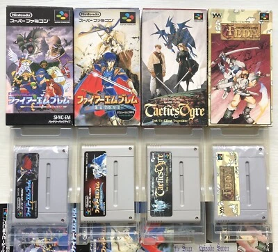 Fire Emblem Mystery & Seisen Tactics ogre FEDA Nintendo SFC Super Famicom Japan - Image 1 of 4