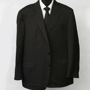 Abrigo deportivo Blazer Canali gris carbón lana dos botones doble ventilación para hombre talla 32 R - Imagen 1 de 11