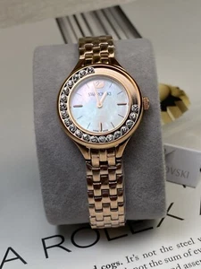 Swarovski Lovely Crystals Mini Rose Gold Tone Ladies Watch 5261496 - Picture 1 of 6