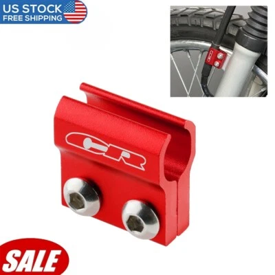 Guía de soporte de abrazadera de manguera de freno delantero para HONDA CR80R/85R/125R/250R/500R/80RB/85RB Foto 1 de 4