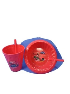 SIP A CUP, DISNEY Pixar Cars Mcqueen SIP A BOWL, KIDS LUNCH, ZAK BPA FREE - Picture 1 of 12