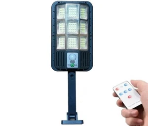 FARETTO SOLARE 136 LED SMD SENSORE DI MOVIMENTO TELECOMANDO FOTOVOLTAICO - Foto 1 di 4