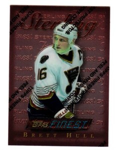1995-96 Topps FINEST #10 Brett Hull ST. LOUIS BLUES