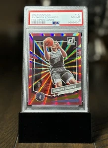 Anthony Edwards 2023 Donruss Holo Pink Laser/50 PSA 8 Timberwolves POP 2 - Imagen 1 de 2