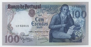 Portugal 100 Escudos 2-9-1980 Pick 178.a UNC Uncirculated Banknote - Picture 1 of 2