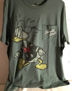 Large Herren Donald Duck Pocket Tee Disney T-Shirt Neu mit Etikett - Bild 1 von 3