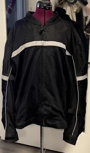 Tourmaster Draft Air 2.0 Men’s Motorcycle Jacket XXXL 52 Armor & Liner Xlnt! - Picture 1 of 3