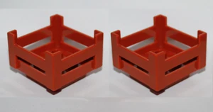 Lego 2x DUPLO Dark Orange Container (6446) NEW!!! - Picture 1 of 1