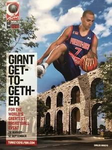 Carlos Arroyo 2010 FIBA World Championship (in Turkey)Oversized Poster 33” X 24” - Picture 1 of 1