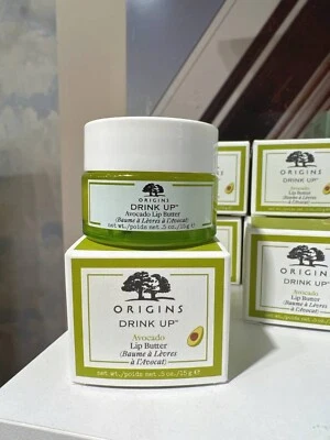 Origins Drink Up aguacate y aceite natural mantequilla labial bálsamo tamaño completo 15 g Foto 1 de 4