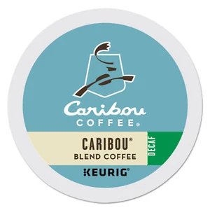 Caribou Blend Decaf Coffee K-Cups, 24/Box - Picture 1 of 1