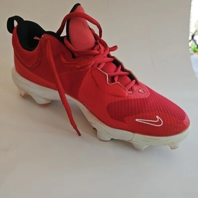 Nike Force Trout 9 Pro MCS Baseball Cleats FB2908-600 University Red Mens sz 10. - Image 1 of 4