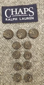 Chaps Ralph Lauren Buttons Replacement Suit Jacket Blazer Sport Coat 11 pc - Picture 1 of 4