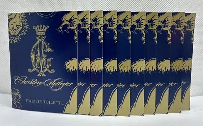 (10) Christian Audigier Blue Cologne Vials .05 fl oz Sample Card - Image 1 of 3
