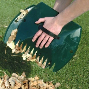 Set Of 2 Jumbo Heavy Duty Outdoor Leaf Garden Rake Hands  - Picture 1 of 2