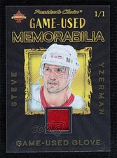 2019 President's Choice Solitaire Series Game-Used Jersey 1/1 Steve Yzerman 7ez