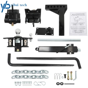 10K Trailer Weight Distribution Hitch + Sway + Drop Shank + 2 5/16 in Ball Steel - Picture 1 of 15