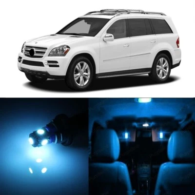 17 x Paquete de luces interiores LED azul hielo para Mercedes Benz GL 2006-2012 + HERRAMIENTA Foto 1 de 4