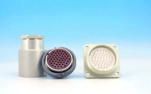 1 x RS50TV SET 50 PIN RSH50TV Hermetic M+F Vintage Soviet Military LF Connectors - Picture 1 of 6