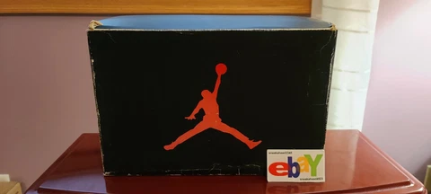 AIR JORDAN 5 1990 BOX ONLY WHITE/BLACK-FIRE RED 4383 MADE IN TAIWAN Cover
