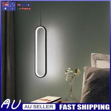 Modern Chandelier Minimalist LED Pendant Light for Bedroom (Black White Light)