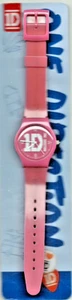 ONE DIRECTION 1D logo 2013 OFFICIAL merchandise PINK WRIST WATCH sealed 1D - Imagen 1 de 3