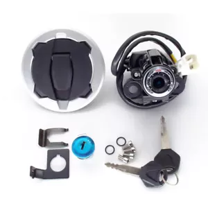 Ignition Switch Lock Fuel Gas Cap Key Set For 17-23 Kawasaki Z800 Z900 Z900RS - Foto 1 di 19