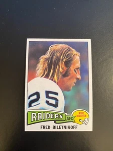 1975 TOPPS FOOTBALL #405 FRED BILETNIKOFF!! $1 SHIPPING!! - Picture 1 of 2