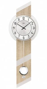 Modern wall clock with quartz movement from AMS AM W7415 NEW - Picture 1 of 1