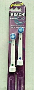 Vintage Rare Collectible 2 Reach Power Brush Toothbrush Replacement Heads - Picture 1 of 2