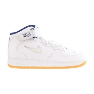 Zapatos para hombre Nike Air Force 1 Mid QS Jewel NYC blancos-medianoche azul marino DH5622-100 - Imagen 1 de 6