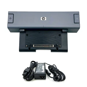 HP Docking Station Port Replicator for Compaq Nc4200 Nc4400 Laptop w/ AC Adapter - Picture 1 of 12