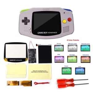 2 in1 GBA IPS V2 High light Backlight Kit+Pre-Cut Shell For Gameboy Advance - Picture 1 of 26