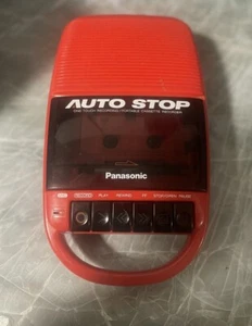 Vintage Panasonic RQ-40 Red Cassette Tape Player/Recorder Portable Tested Works - Picture 1 of 5