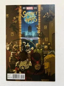 SDCC 2022 SECRET WARS #1 The End Times Variant SIGNED by JONATHAN HICKMAN + COA - Picture 1 of 3