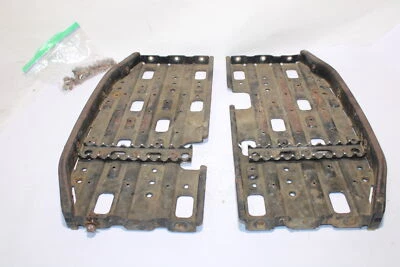 2001 Polaris Xplorer 250 4x4 OEM Left Right Foot Rest Pegs Guards Footwells - Image 1 of 4