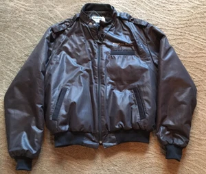 Vintage Snap On Tools Brown Insulated Bomber Jacket Made In USA Men L Swingster - Picture 1 of 8