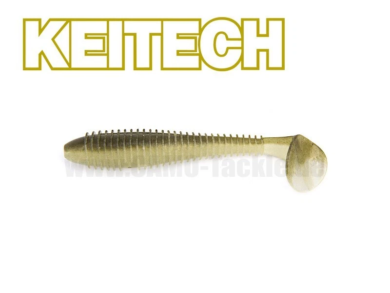 Gummifische Keitech Fat Swing Impact 3,3" 6g 8,2cm Hecht- Zanderköder Gufi Japan - Bild 1 von 1
