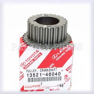 OEM GENUINE TOYOTA SUPRA LEXUS SC300 ENGINE TIMING CRANKSHAFT PULLEY 13521-46040 Foto 1 de 4