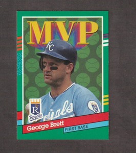 1991 Donruss George Brett MVP #396 Kansas City Royals