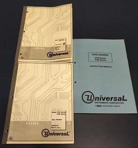 Manuale alimentatore nastro Universal Instruments HSP 4795/4796 46250701 - Foto 1 di 1