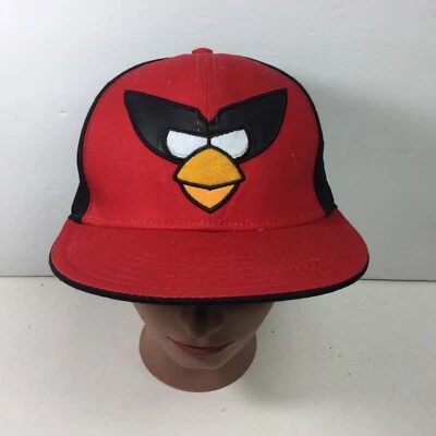 Angry Birds Space Hat Red Black HipHop StreetWear Geek embroidered Cap SnapBack - Image 1 of 4
