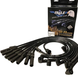 Eagle 9mm Ignition Spark Plug Leads 8cyl Fits FORD CLEVELAND 302 351 Black. - Picture 1 of 5