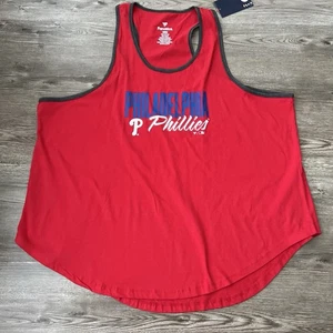 Philadelphia Phillies Concepts Sport Racerback Tank Womens 3X New - Picture 1 of 7