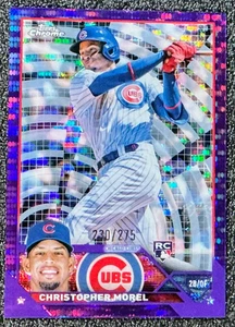 Christopher Morel 2023 Topps Chrome #198 Purple Sonar Refractor /275 (RC) - Picture 1 of 2